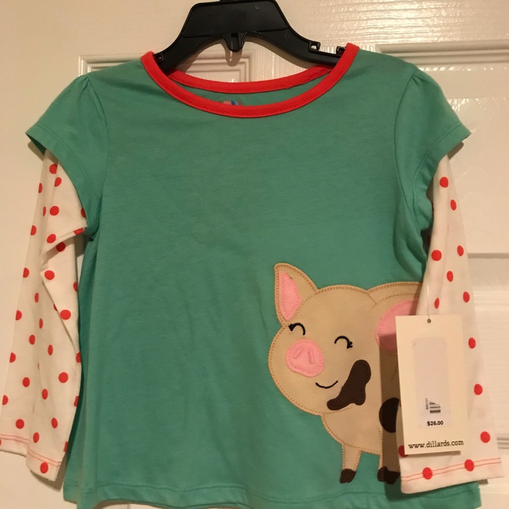 Piggy top. Dillard’s kids